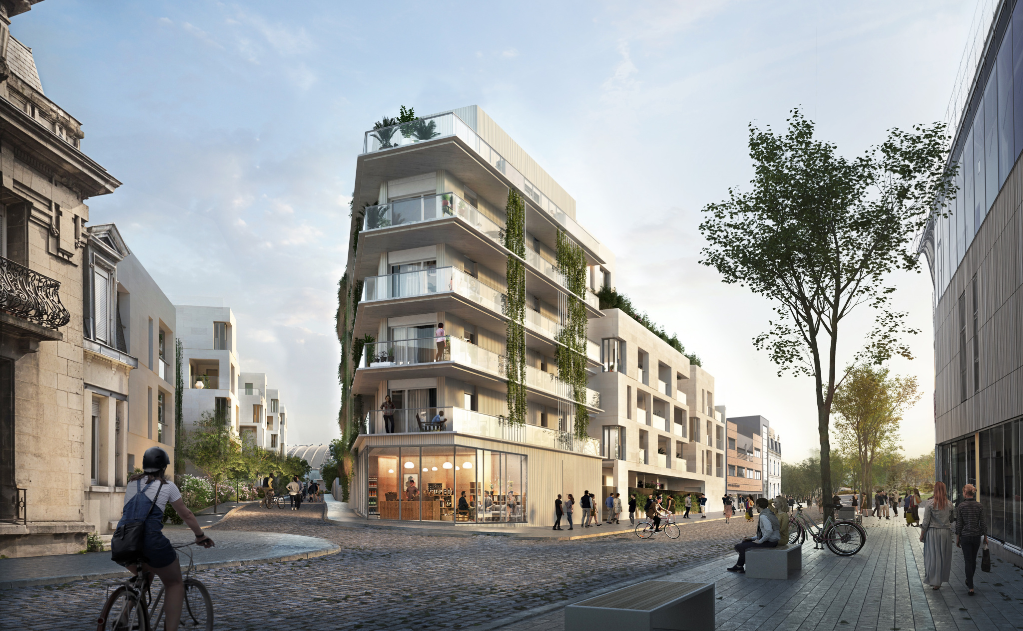 Agence Immobilière Dker Immobilier - Vente Local Commercial à Reims -  Local commercial brut de béton   Reims Centre-ville